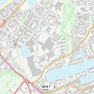 Southwark SE16 7 Map