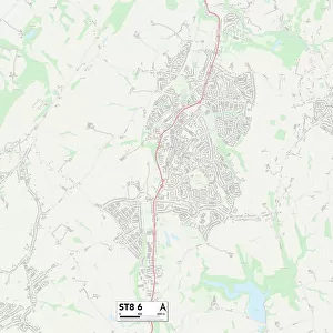 Staffordshire ST8 6 Map
