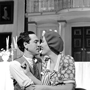 Actors Robert Lindsay as Bill Snibson & Emma Thompson as Sally Smith starring in