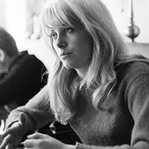 Catherine Deneuve, french actress in UK filming 1965 British psychological horror
