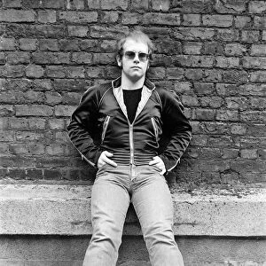 Elton John, singer and songwriter. 26th May 1972