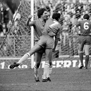 F. A Cup Football. Chelsea 2 v. Liverpool 0 February 1982 LF08-29-015
