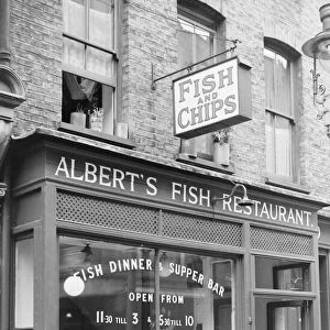 Fish and Chip Shop 6 / 9 / 1951 B4334 / 5