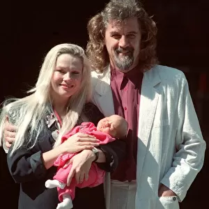 Pamela Stephenson and Billy Connolly pictured leaving hospital with new born baby
