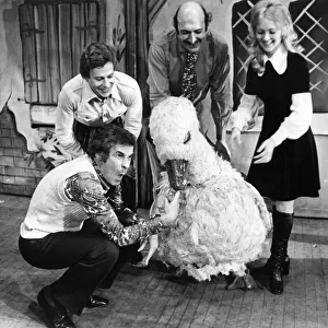 Stanley Baxter in final rehearsals for Mother Goose at the Theatre Royal, Newcastle