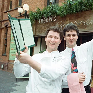 Terry and Jamie Corless, Directors from Thorpes Restaurant in Thorp Street