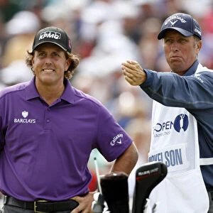 Phil Mickelson & Caddy