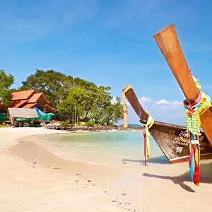Thailand - Phi Phi Island, Phang Nga Bay, long tail boats