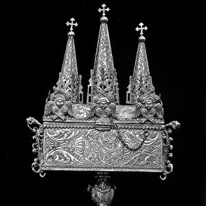 Chest relic preserved in the Museum of the Monastery of St. John Evangelist, Patmos