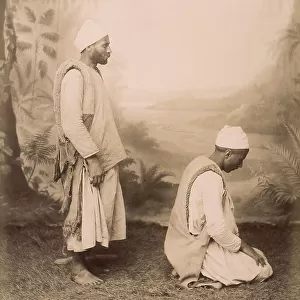 Portrait of two Bedouins