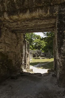 Entryway into the Group G palace complex in Tikal National Park, Guatemala Entryway into the Group G palace complex in Tikal National Park, Guatemala