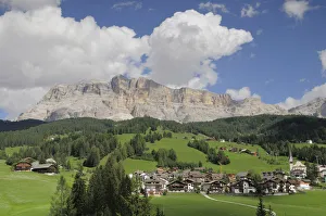 Italy, Trentino Alto Adige, Badia Valley, view of St Leonard Italy, Trentino Alto Adige, Badia Valley, view of St Leonard