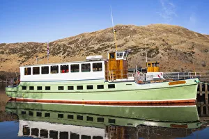 Lady Wakefield Ullswater steamer at Glenridding Pier, Lake Ullswater, Glenridding Lady Wakefield Ullswater steamer at Glenridding Pier, Lake Ullswater, Glenridding