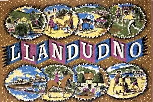 Promotional Poster for Llandudno in North Wales