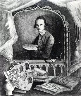Thomas Beckwith (engraving) (b / w photo)