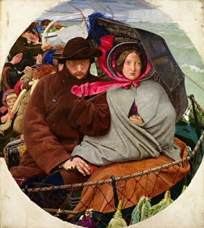 The Last of England, 1852-1855. Creator: Ford Madox Brown